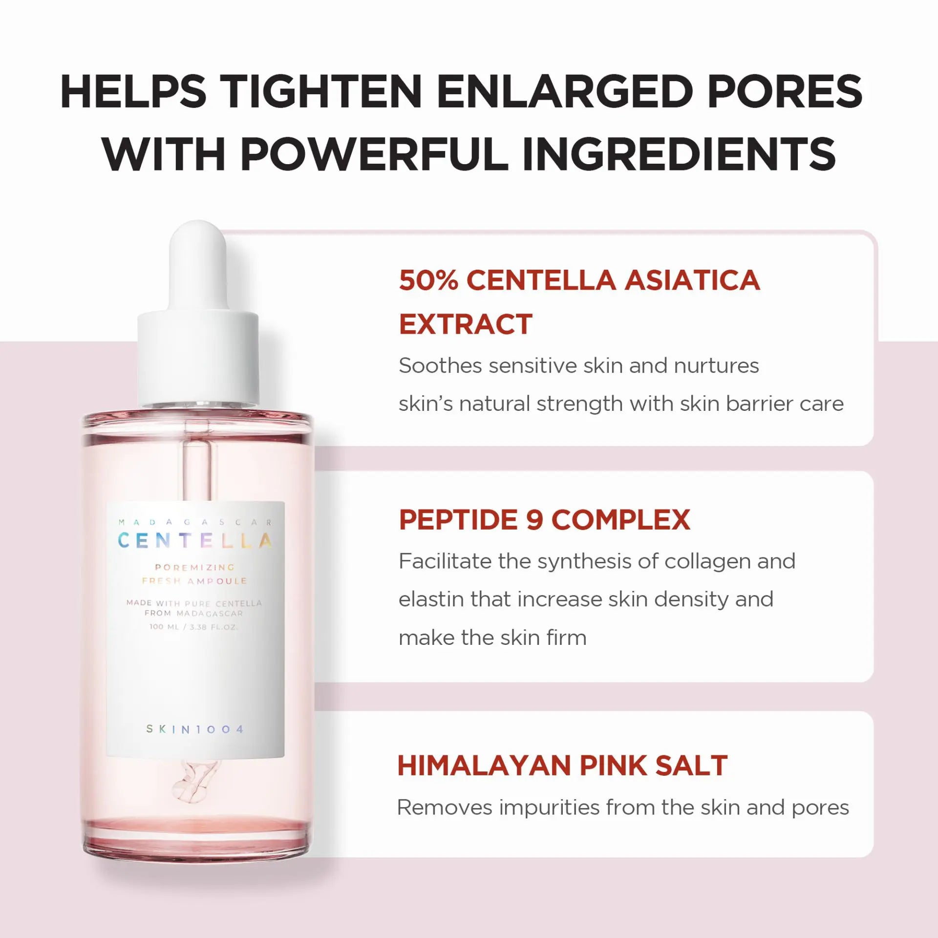 SKIN1004 Centella Poremizing Fresh Ampoule - Pore Reducing Serum