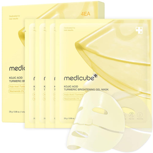 Medicube Kojic Acid Turmeric Gel Mask (4pcs box)