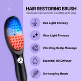 Aromatherapy hair brush